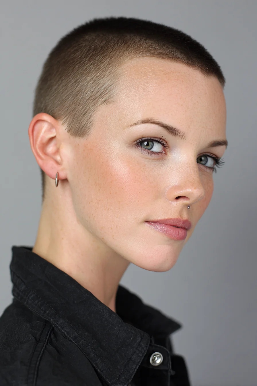 Clean Uniform Buzz Cut (Short #1–#2 Clipper Cut)