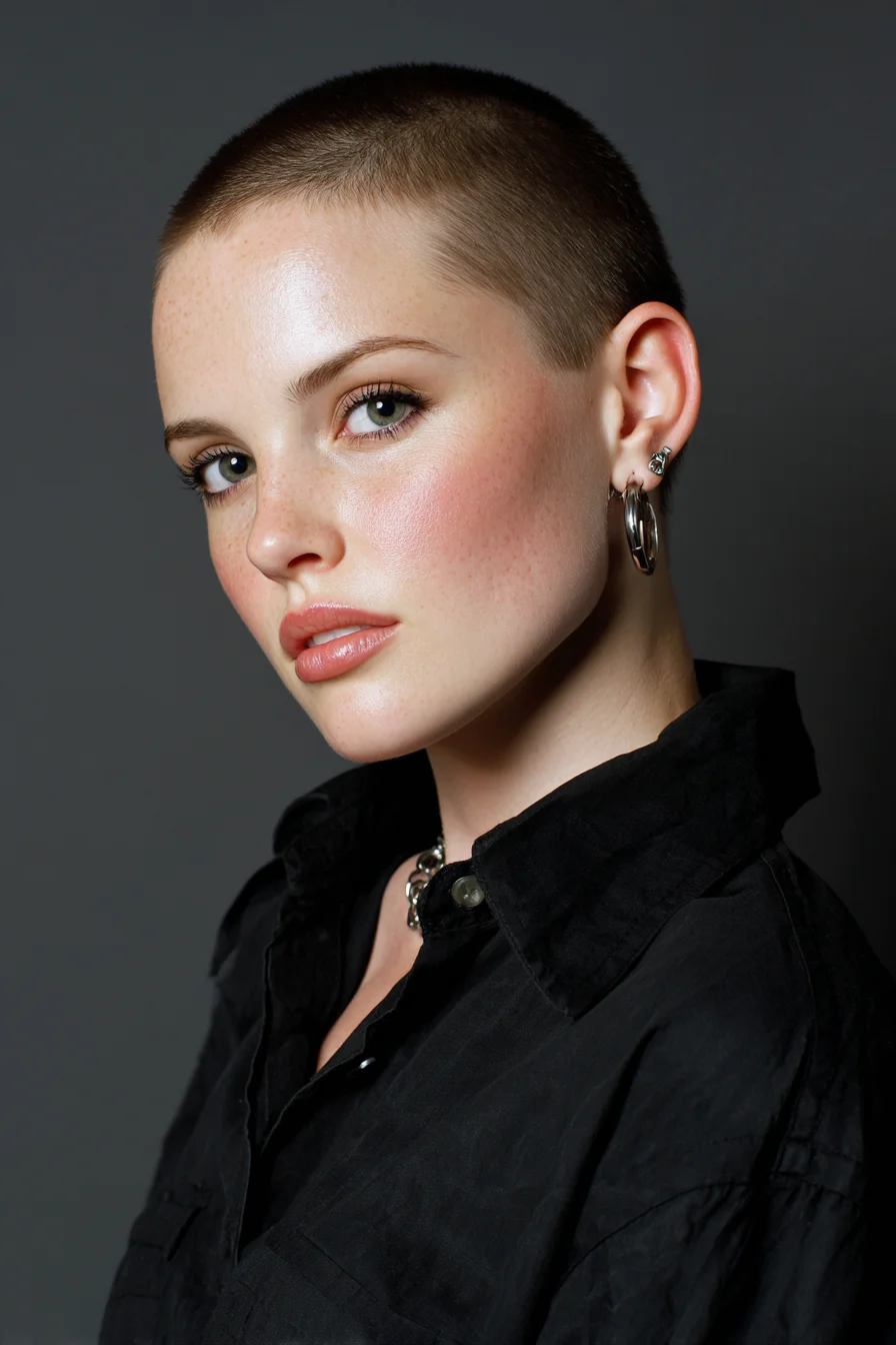 Close-Cropped Buzz Cut (1/8–1/4 in) - Low‑Maintenance Short Crop