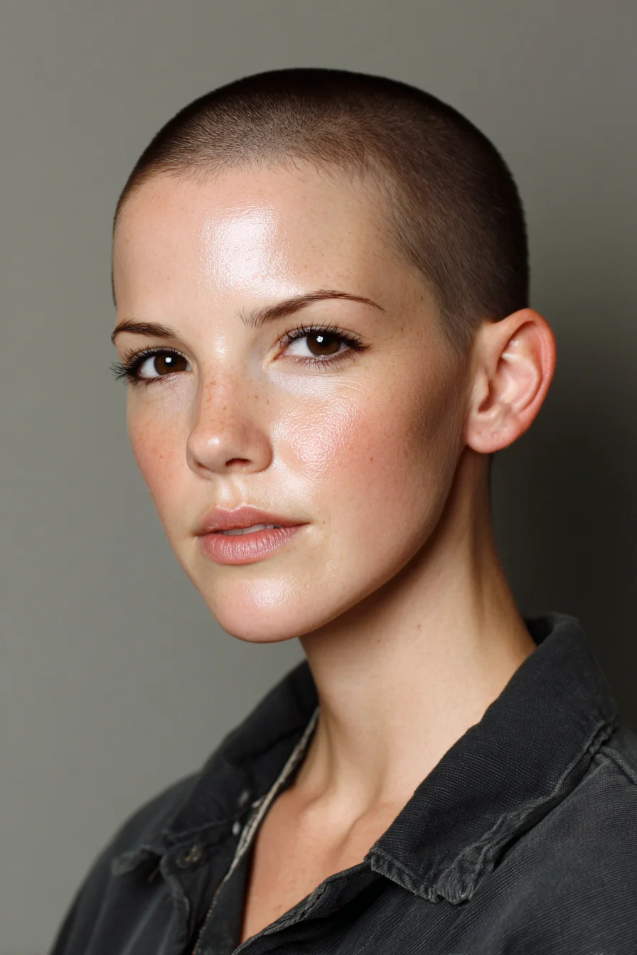 Close-Cropped Buzz Cut — Classic Short Shaved Crop