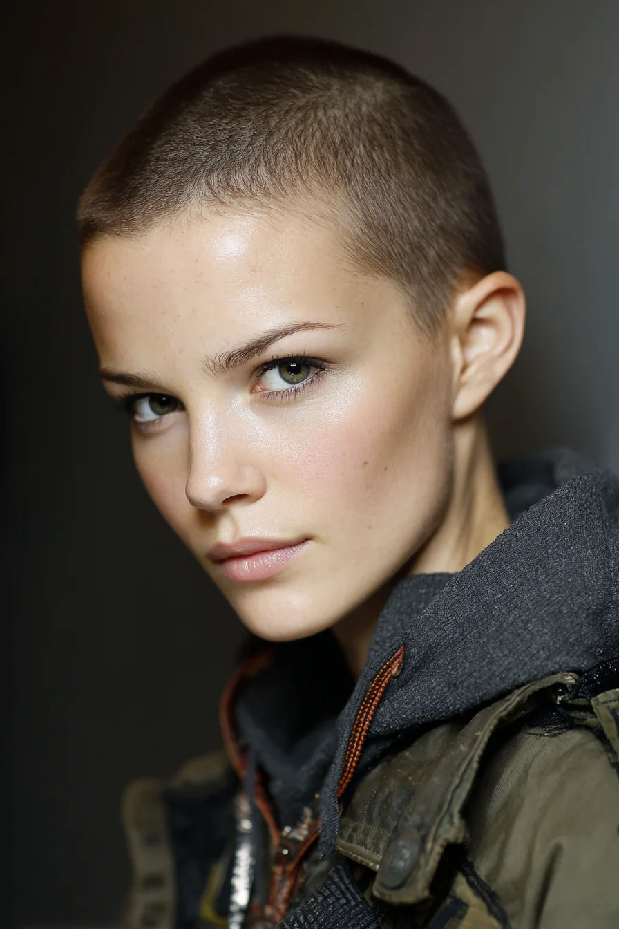Close‑Cropped Buzz Cut — Short Textured Clipper Cut