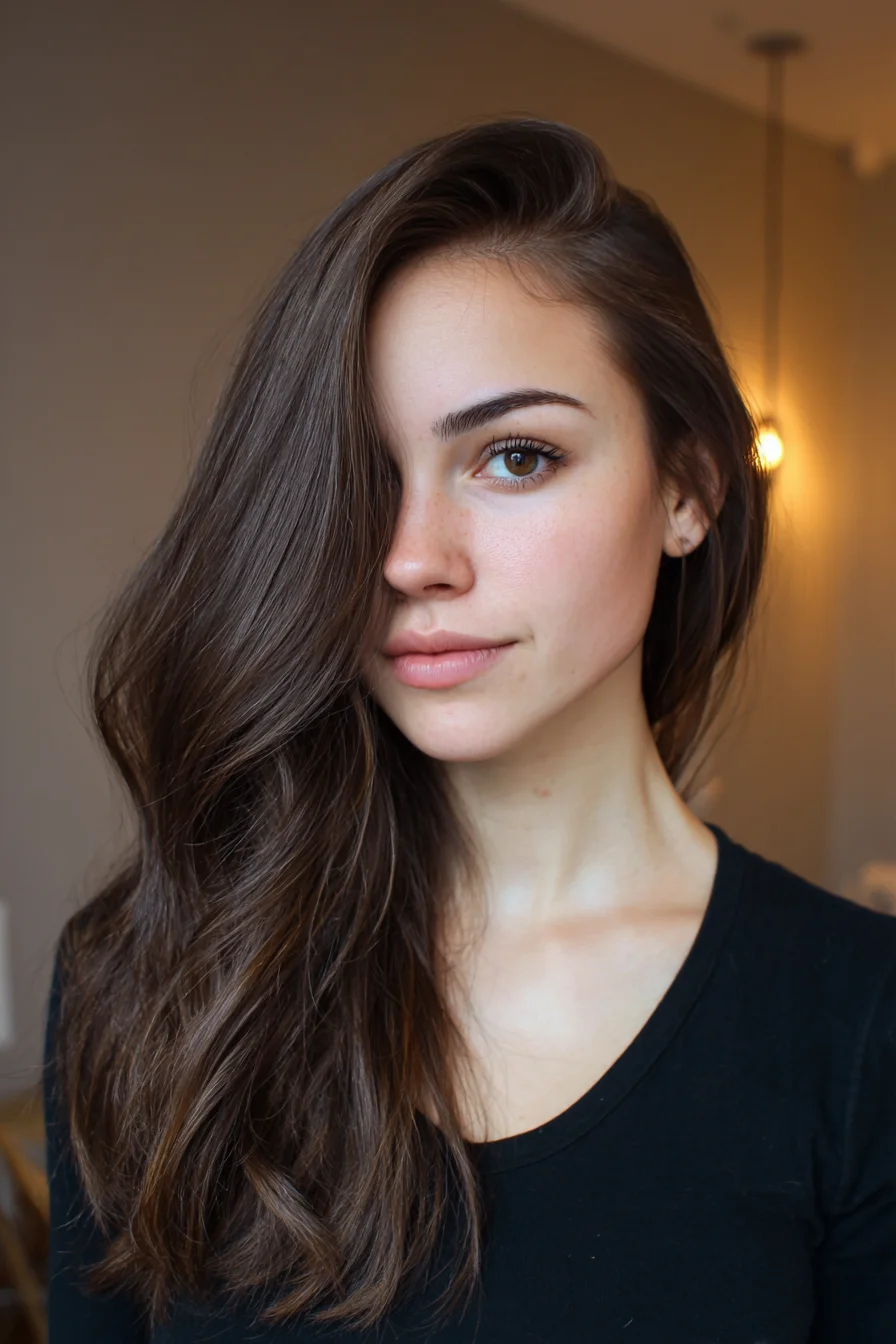 Long Layered Side-Swept Waves for Natural Volume and Movement