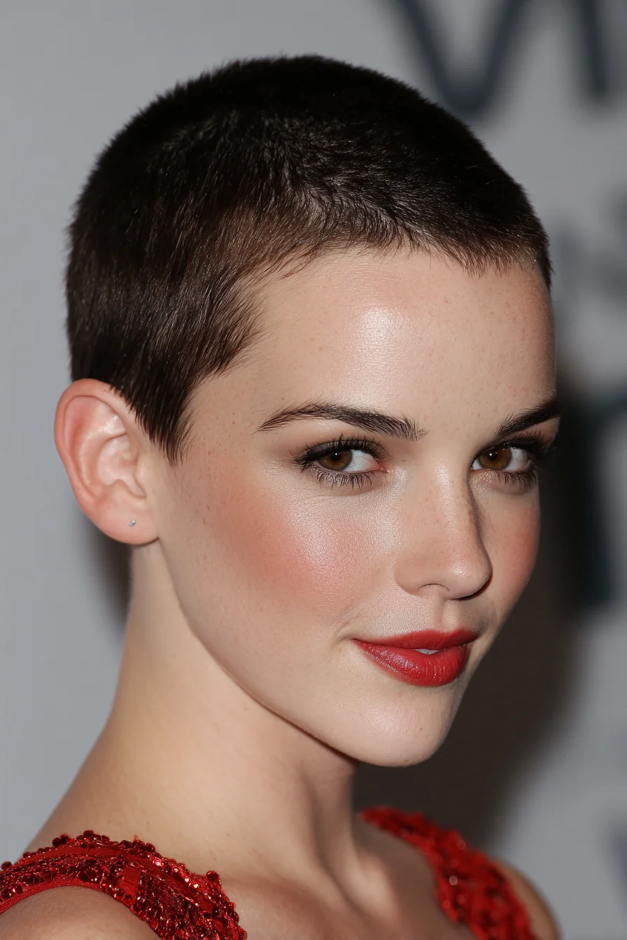 Micro Pixie Buzz Cut — Short Textured Crop for Women (Clipper Cut)