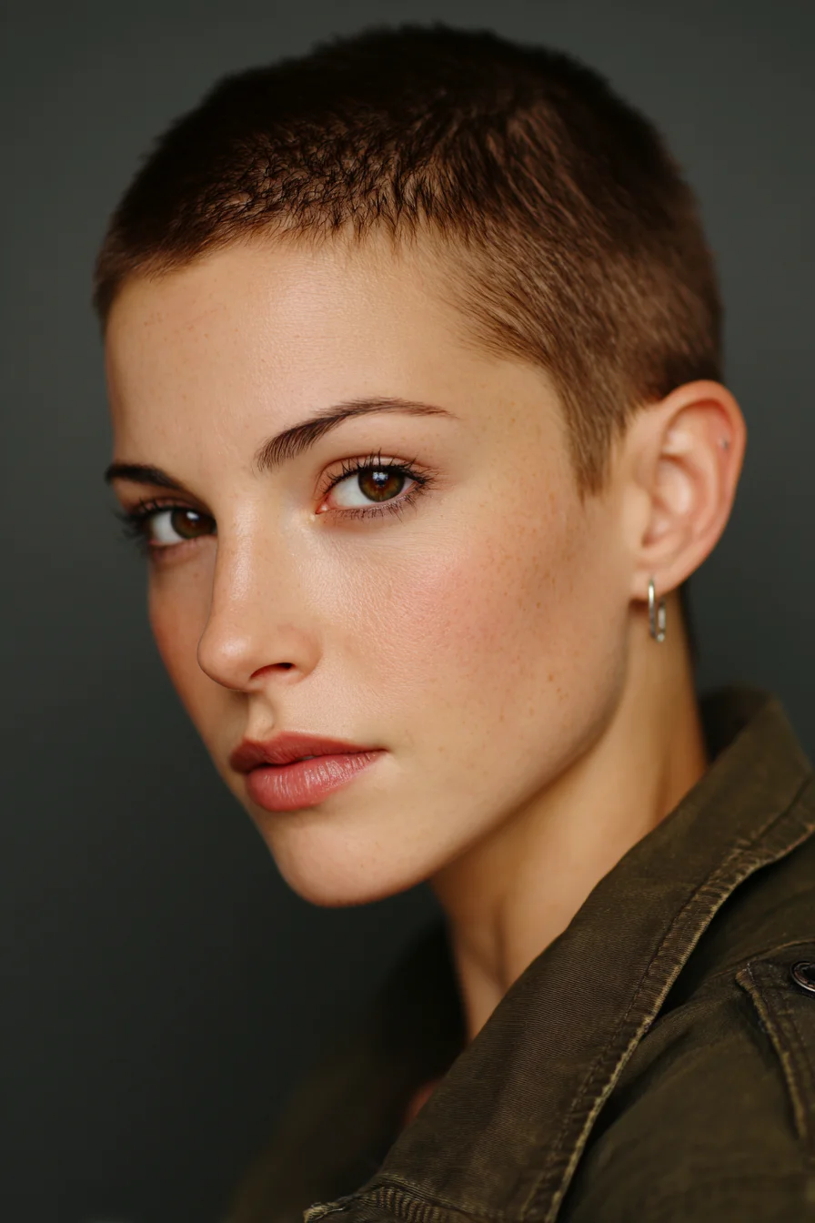 Textured Buzz Cut (Micro Crop) — Short Low-Maintenance Style