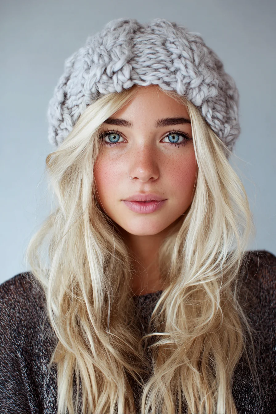 Beachy Blonde Long Layers with Soft Waves and Face‑Framing Pieces