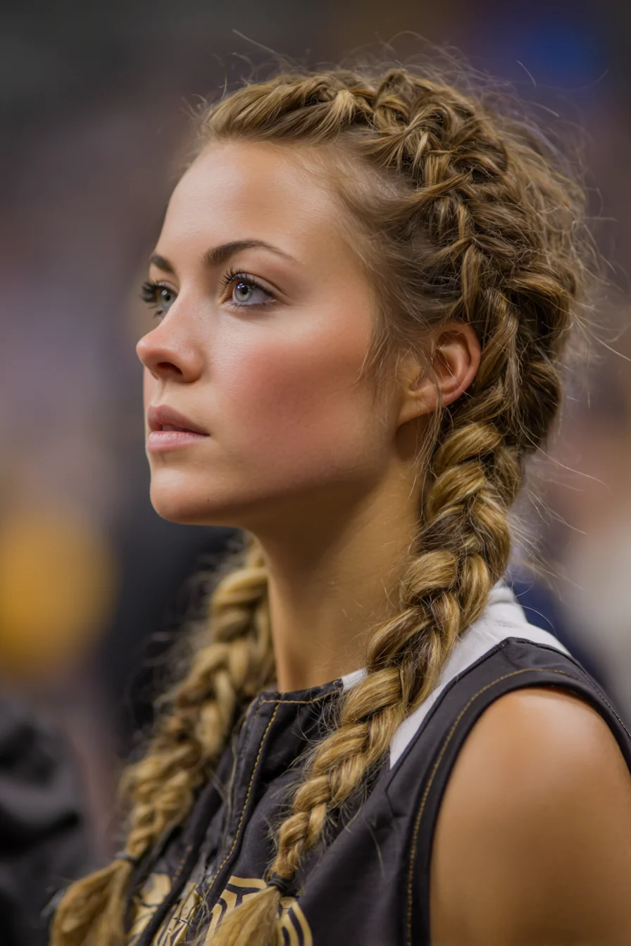 Boxer Double Dutch Braids — Textured Two-Strand Dutch Braids for Long Hair