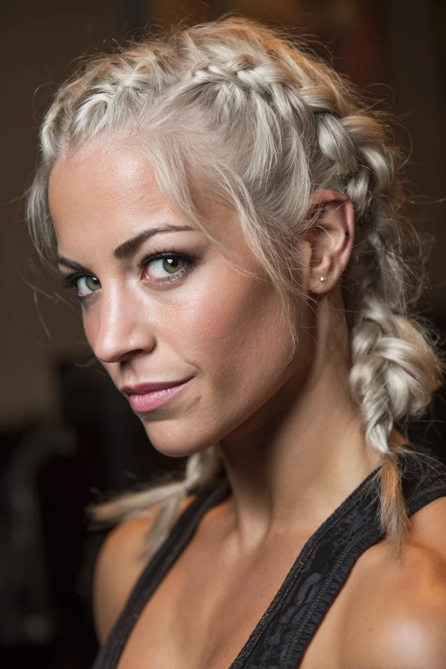 Double Dutch Boxer Braids — Tight Cornrow-Style Braids for Active Looks