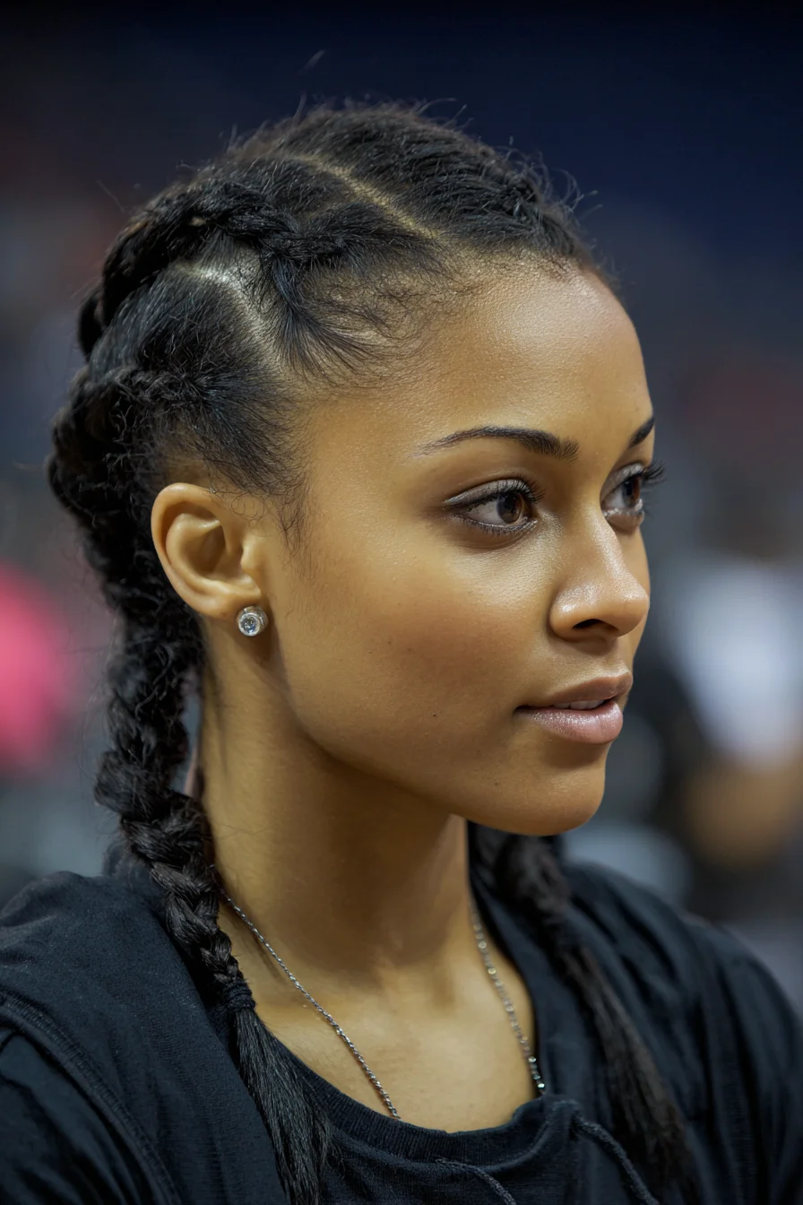 Double Dutch Braids (Boxer Cornrows) — Sleek Two-Strand Scalp Braids