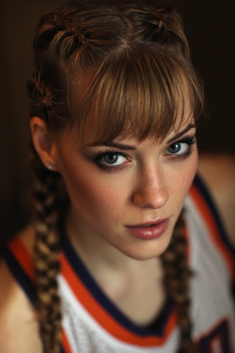 Double Dutch Braids with Blunt Fringe