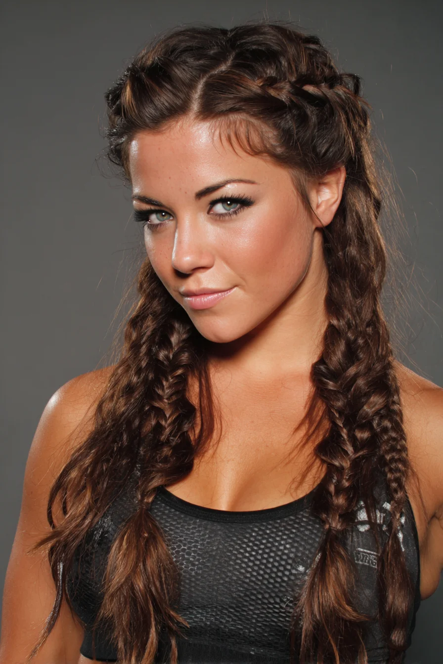 Double Dutch Crown to Fishtail Braids — Textured Sporty Braided Look