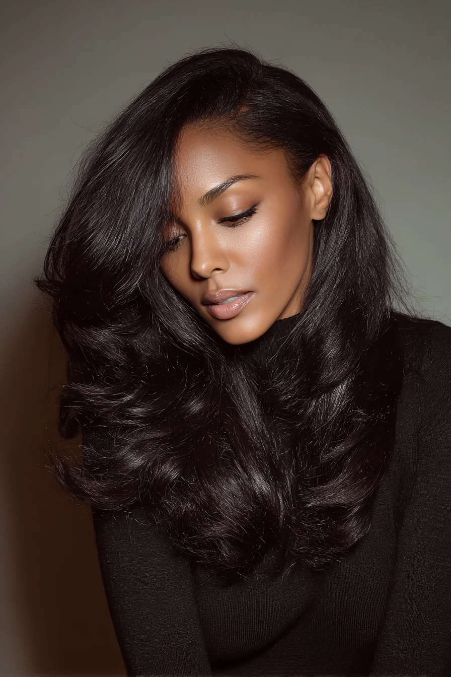 Long Layered Voluminous Blowout with Soft Side-Swept Waves