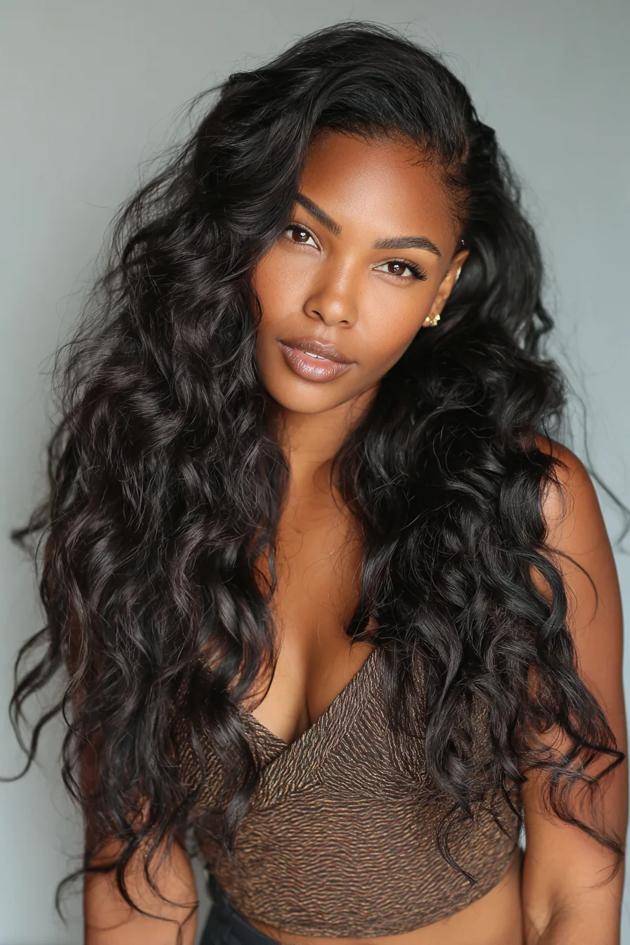 Long Voluminous Loose Waves with Deep Side Part