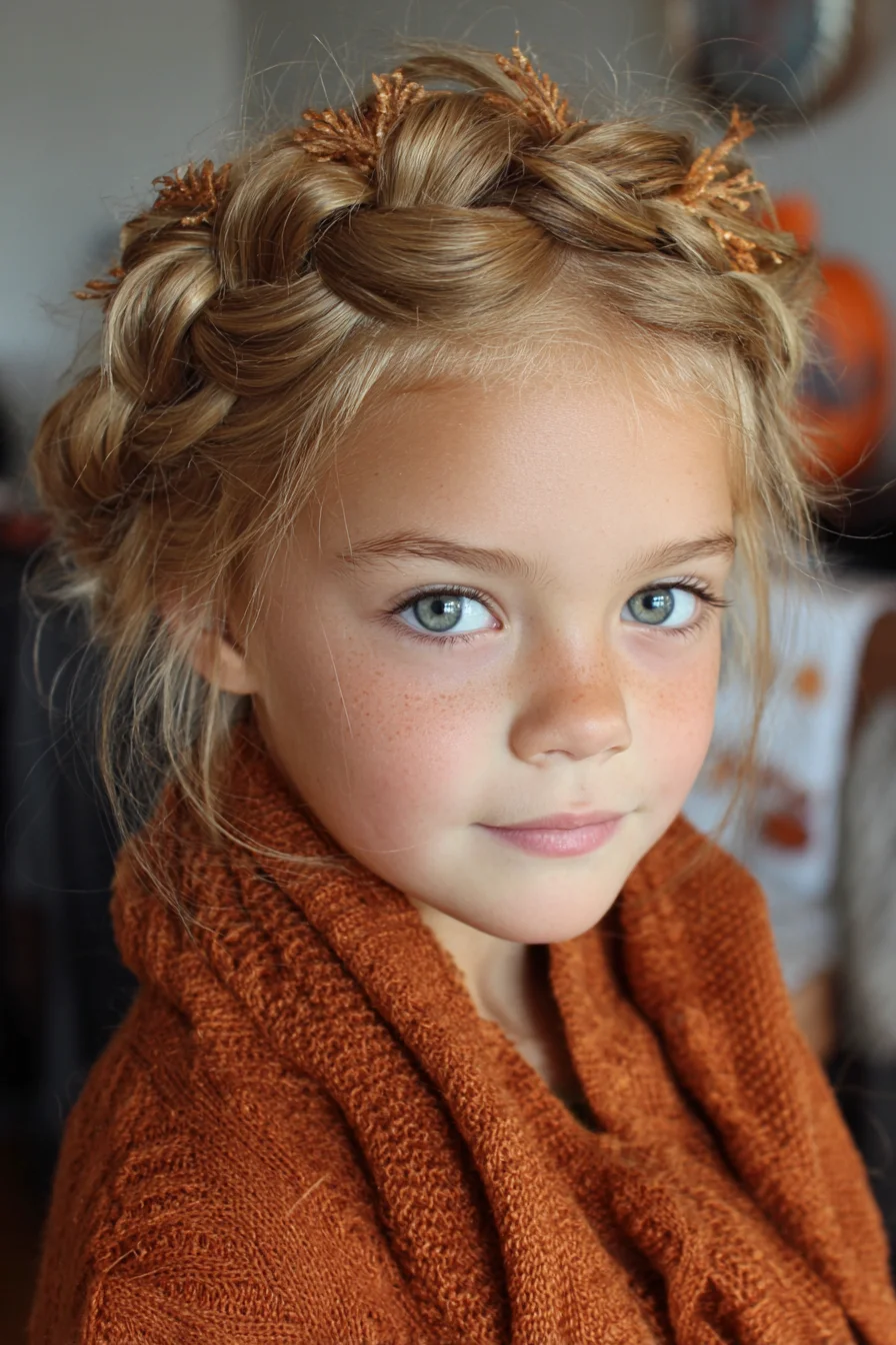 Textured Halo Crown Braid — Soft Dutch Crown for Fine to Medium Hair